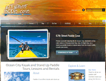Tablet Screenshot of paddlecove.com